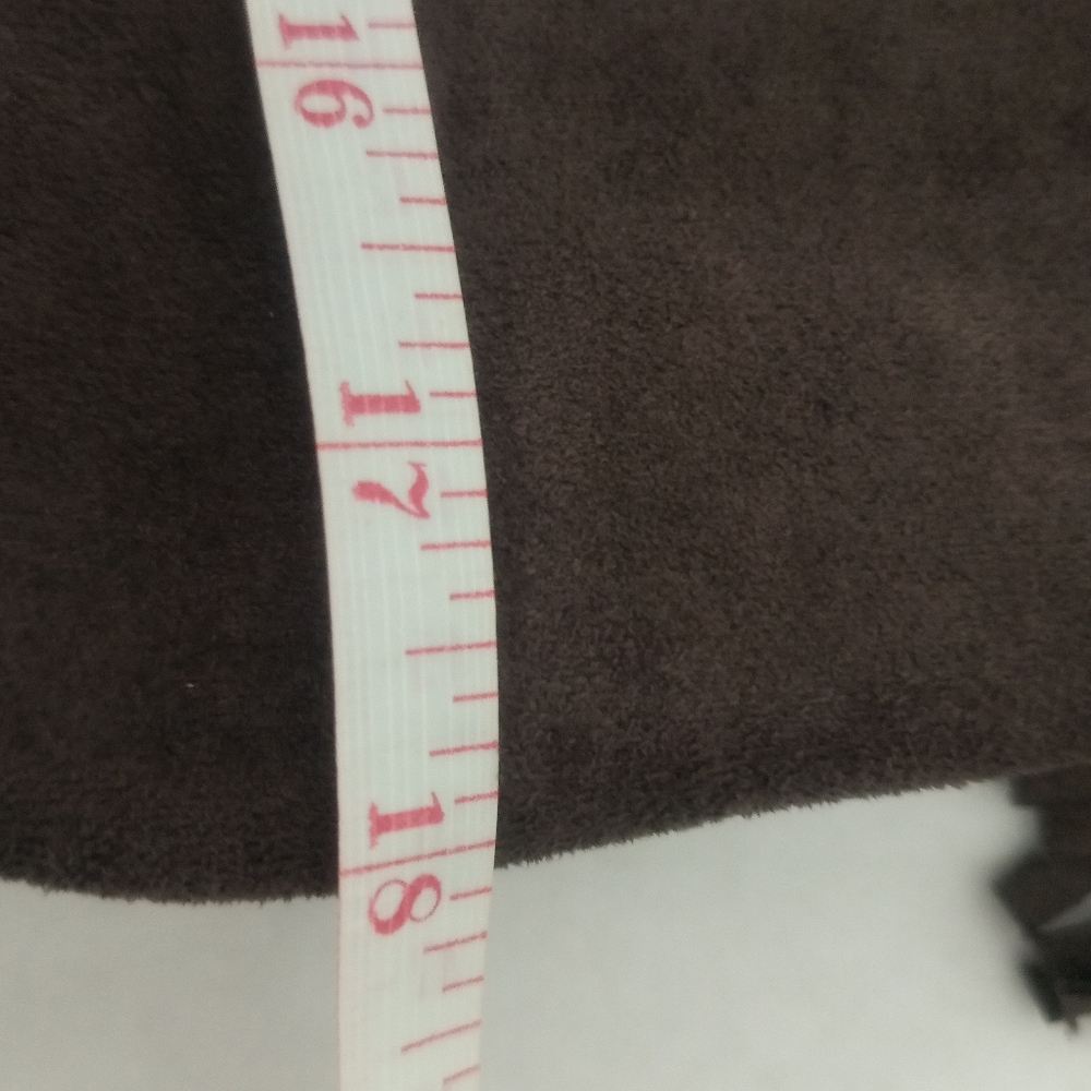 Bella Russo / Faux Suede Brown Bag / NWOT - Picture 14 of 14